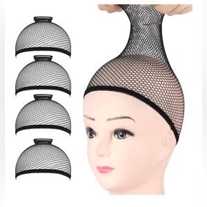 Wig Cap Set of 3 NWT - Nylon